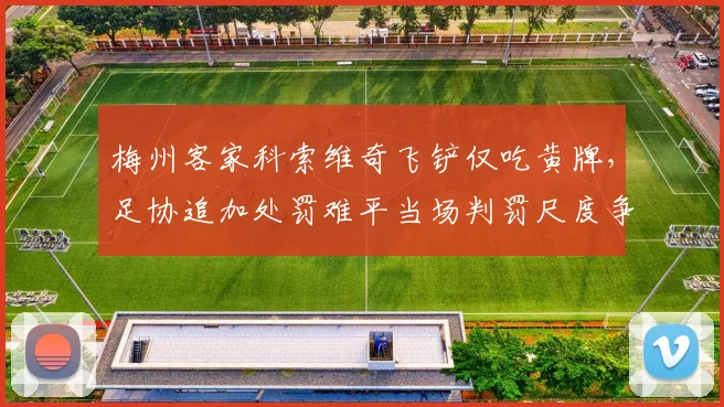 梅州客家科索维奇飞铲仅吃黄牌,足协追加处罚难平当场判罚尺度争议
